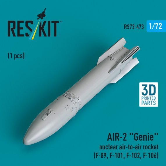 1/72 AIR-2 Genie nuclear air-to-air rocket 1x
