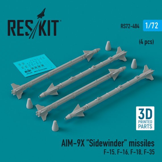 1/72 AIM-9X Sidewinder missiles.