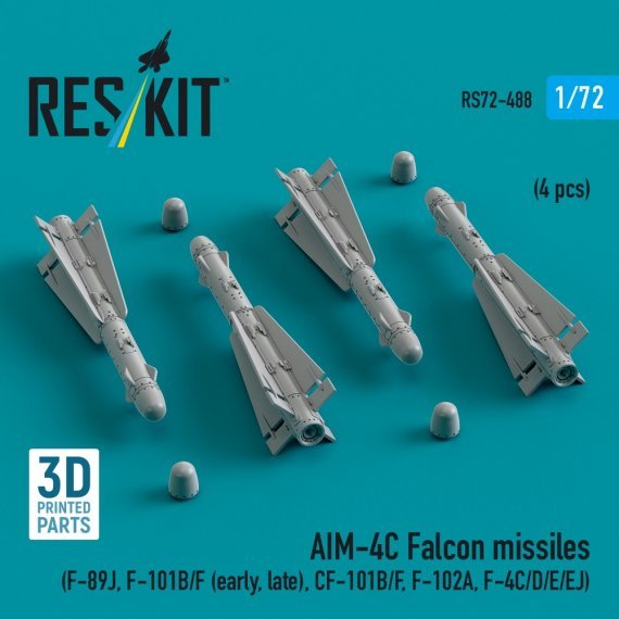1/72 AIM-4C Falcon missiles.