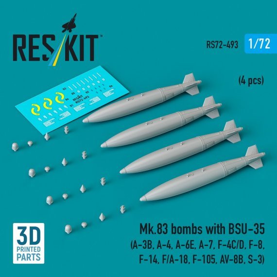 1/72 Mk.83 bombs with BSU-35.
