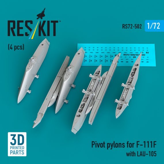 1/72 Pivot pylons for F-111F with LAU-105.