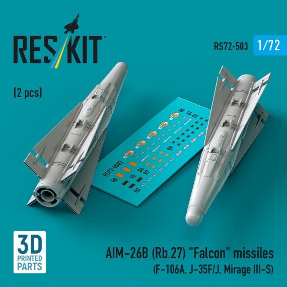 1/72 AIM-26B Rb.27 Falcon missiles.
