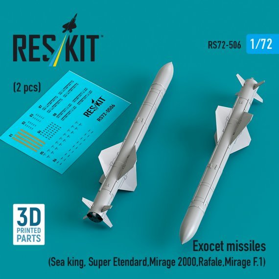 1/72 Exocet missiles.