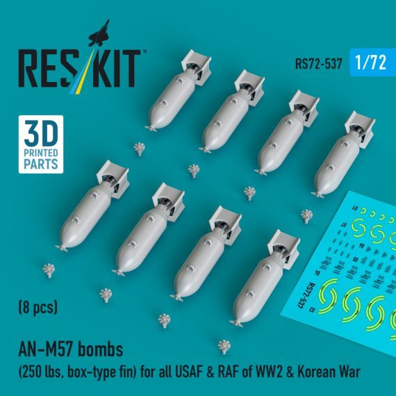 ResKit RS720537 Bombe AN-M57 1/72 8 pezzi