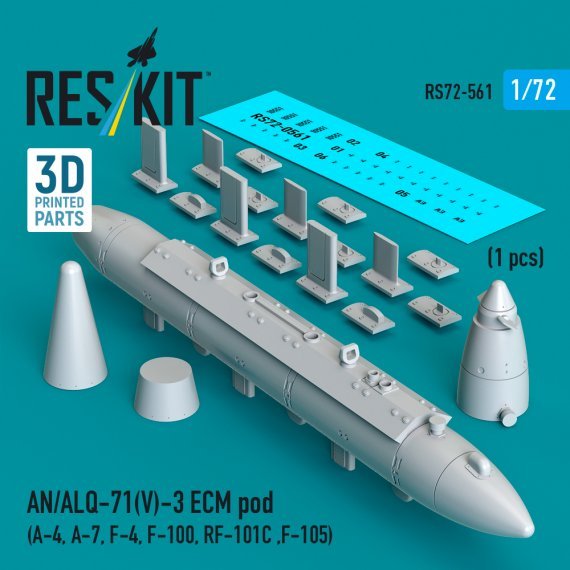 ResKit RS720561 Pod ECM AN/ALQ-71(V)-3 1/72