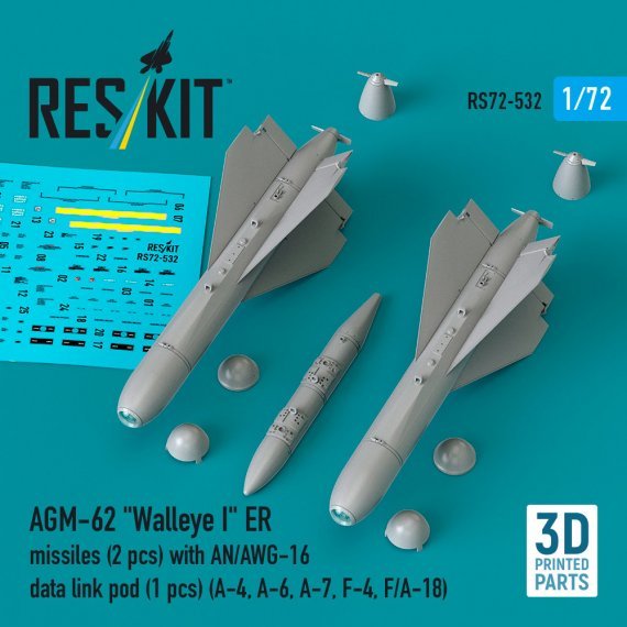 1/72 AGM-62 Walleye I ER with AN/AWG-16 pod.