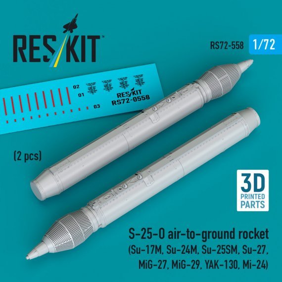 1/72 S-25-O air-to-ground rocket.
