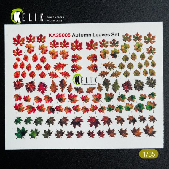 RESKIT D�cal Feuilles d'Automne Set No.1 1/35 Diorama