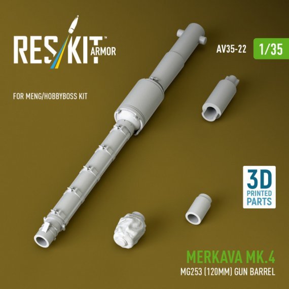 Reskit 1/35 120mm Kanone Merkava Mk.4 MG253