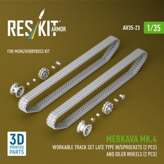Reskit 1/35 Merkava Mk.4 Workable Tracks Late Version
