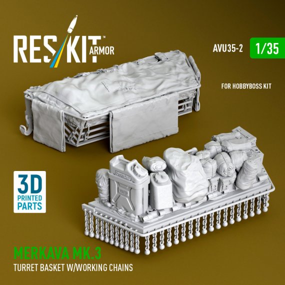 Reskit 1/35 Merkava Mk.3 Panier de tourelle et cha�nes