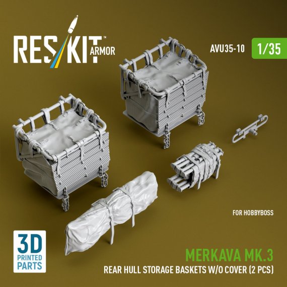 RESKIT Paniers de stockage Merkava Mk.3 1/35 HB