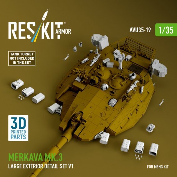 Reskit 1/35 Merkava Mk.3 Set Upgrade Esteriore V