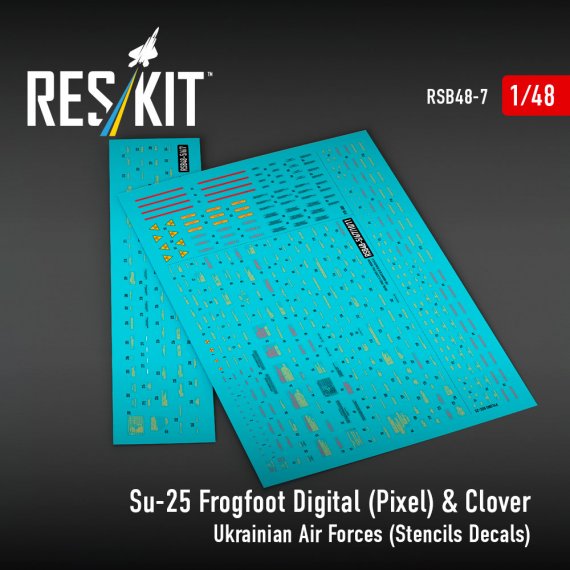 Reskit 1/48 Su-25 Frogfoot Pixel Digital Ukraine AF