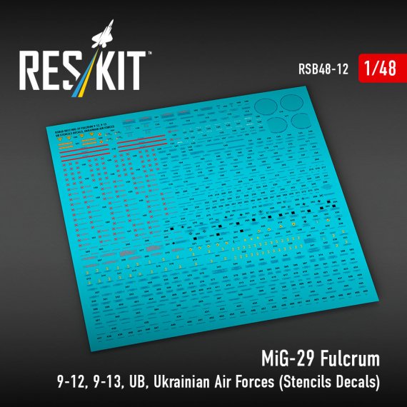 RESKIT MiG-29 Fulcrum 9-12, 9-13, UB Arm�e de l'air ukrainienne