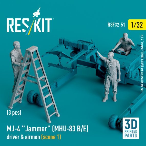 1/32 MJ-4 Jammer MHU-83 B/E driver & airmen sc.1