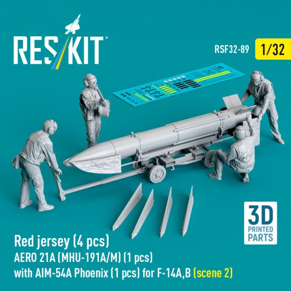 RESKIT 1/32 Red jersey AERO 21A MHU-191A/M