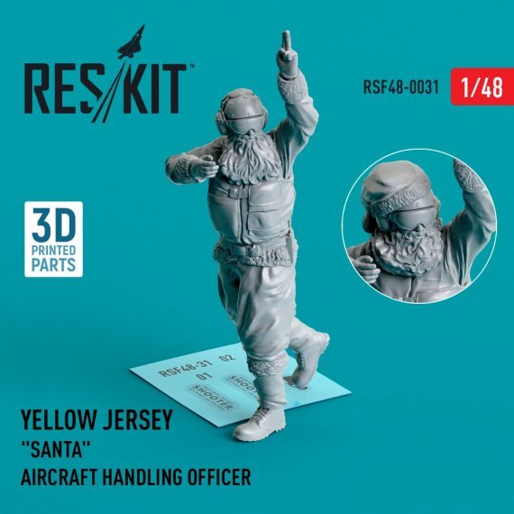 1/48 Yellow jersey Santa Aircraft Handling Officer