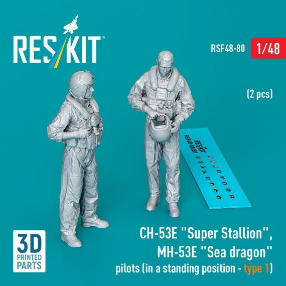 1/48 CH-53E Super Stallion, MH-53E pilots 2x