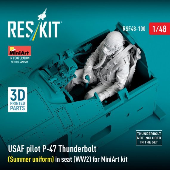 ResKit 1/48 USAF Pilot P-47 Thunderbolt Sommeruniform
