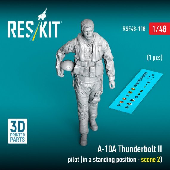 Reskit 1/48 A-10A Thunderbolt II Pilot stehend