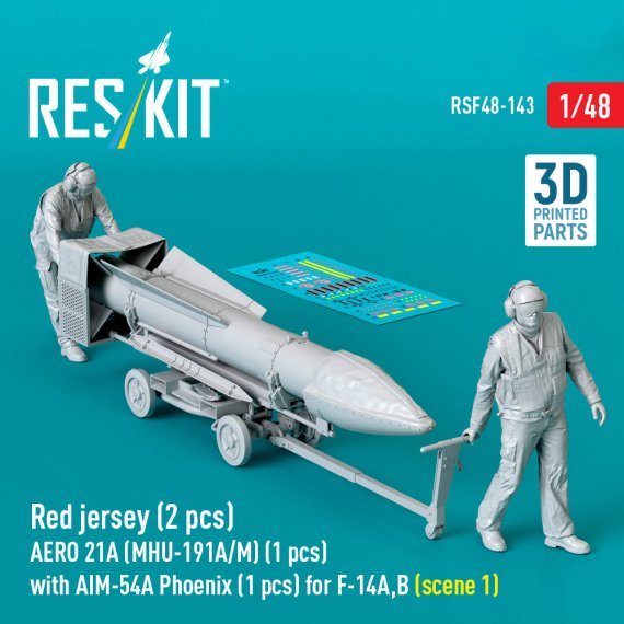 RESKIT 1/48 Jersey Rouge AERO 21A MHU-191A/M (x2)