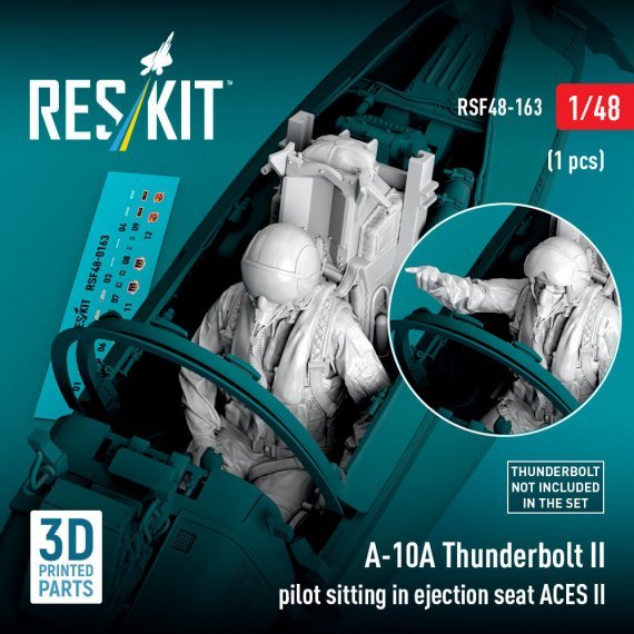 Reskit 1/48 Pilot A-10A Thunderbolt II sitzend ACES II
