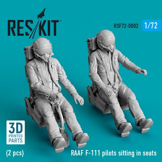 1/72 Raaf F-111 pilots sitting in seats