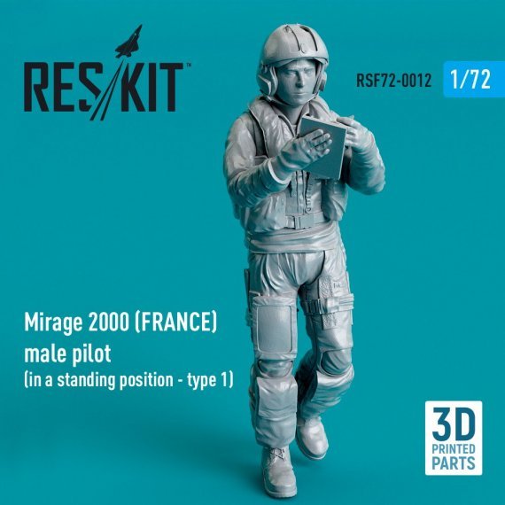1/72 Mirage 2000 FRANCE male pilot standing 1