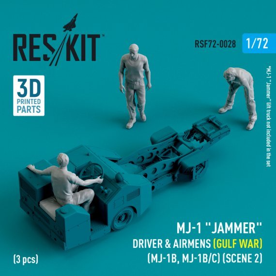 1/72 MJ-1 Driver & airmens for Gulf War scene 2
