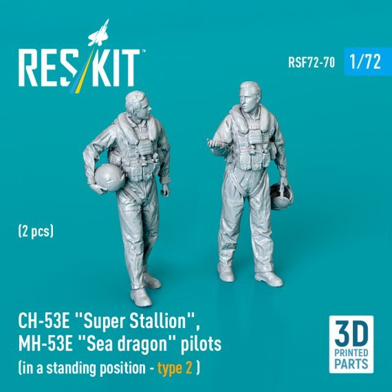 1/72 CH-53E Super Stallion, MH-53E pilots 2x