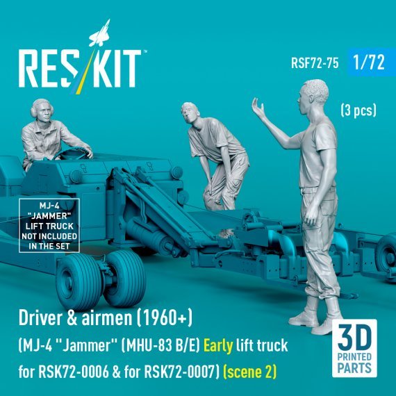 1/72 Driver & airmen 1960+ type 2