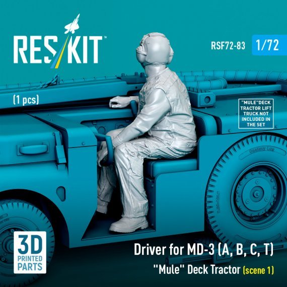 1/72 Driver for MD-3 A,B,C,T Deck Tractor Typ 1
