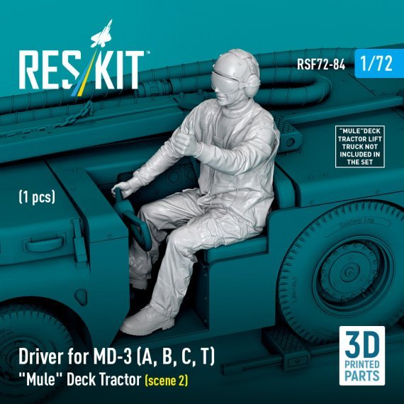 1/72 Driver for MD-3 A,B,C,T Deck Tractor Typ 2