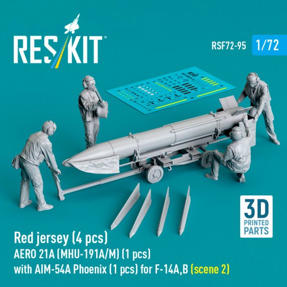 RESKIT 1/72 Technicien Jersey Rouge AERO 21A MHU-191A/M