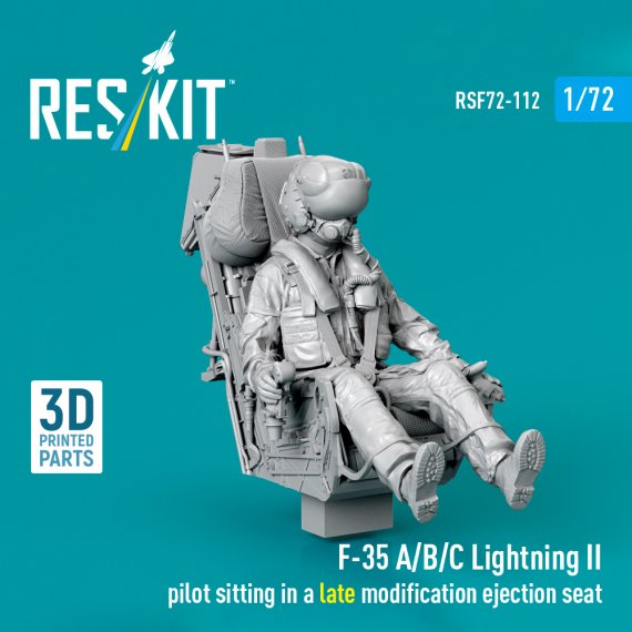 Figurine Pilote F-35A/B/C Lightning II 1/72 Si�ge Tardif