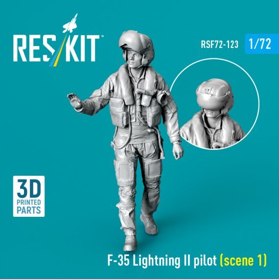 ResKit 1/72 F-35 Lightning II Pilot Scene 1