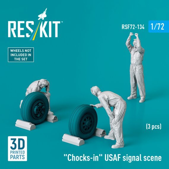 Reskit 1/72 USAF Signalszene mit Bremsbl�cken