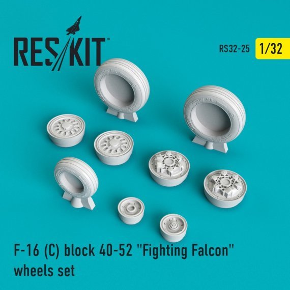 1/32 F-16B/C block 40-52 Fighting Falcon wheels set