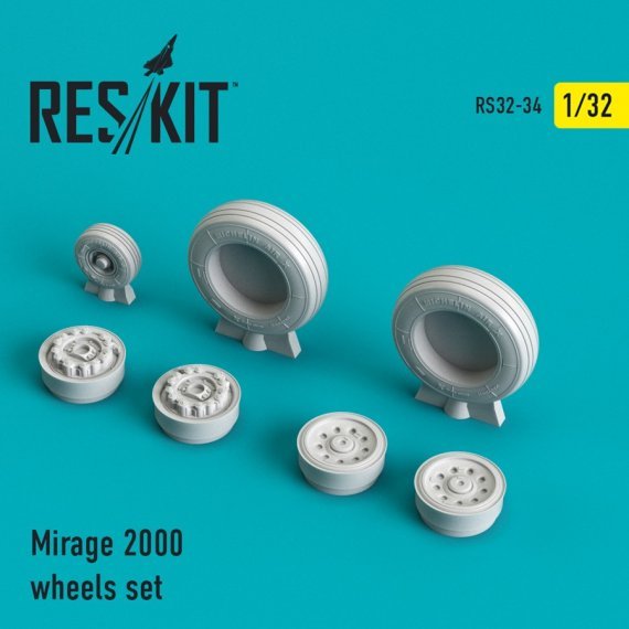 1/32 Dassault Mirage 2000 wheels set