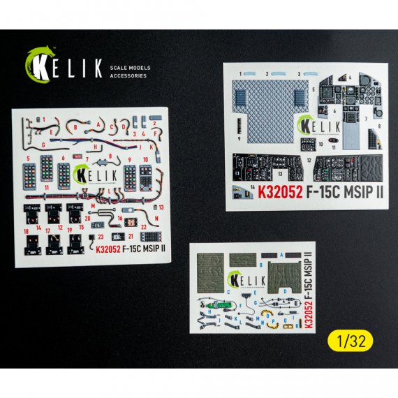 ResKit F-15C MSIP II Int�rieur 3D 1/32 pour Tamiya