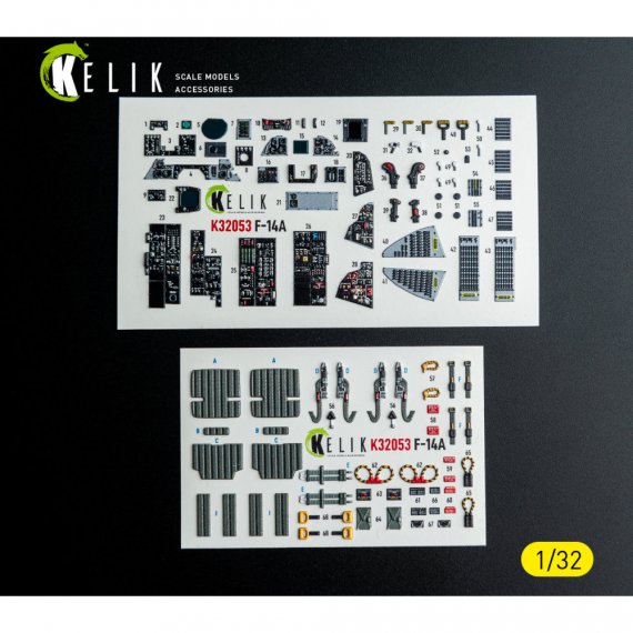 RESKIT Int�rieur 3D F-14A 1/32 pour Tamiya
