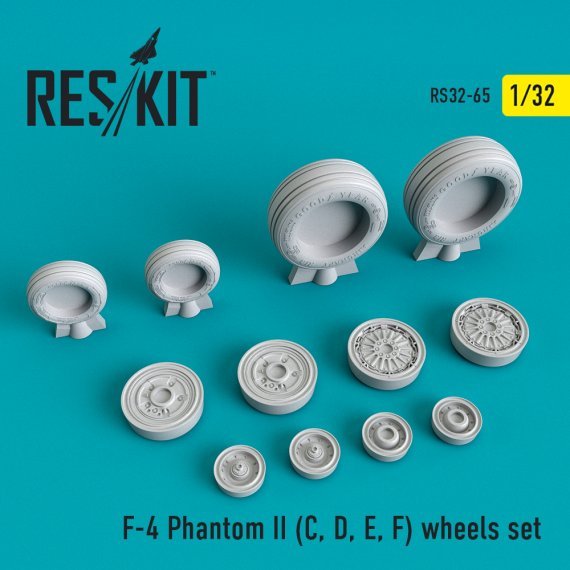 1/32 F-4 Phantom II wheels