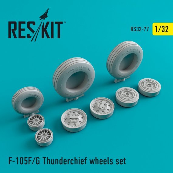 1/32 Republic F-105F/G Thunderchief wheels set