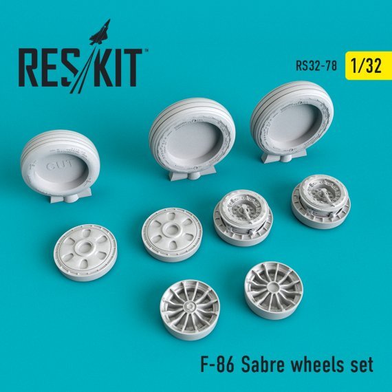 1/32 F-86 Sabre wheels
