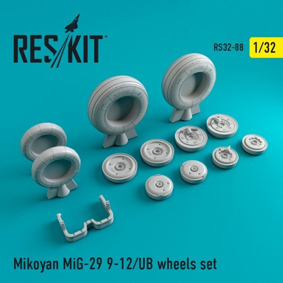 1/32 Mikoyan MiG-29 9-12/ Ub wheels set