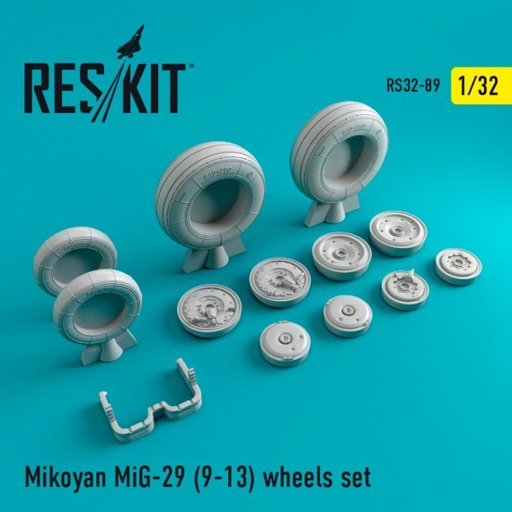 1/32 Mikoyan MiG-29 wheels set