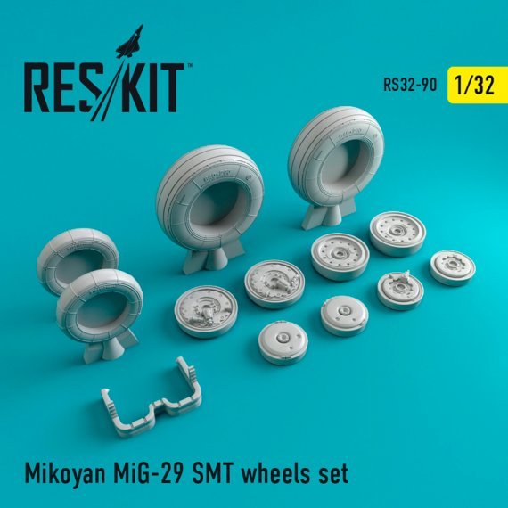 1/32 Mikoyan MiG-29SMT wheels set
