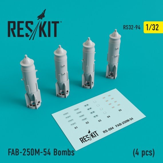 1/32 FAB-250M-54 Bombs 4 pcs.