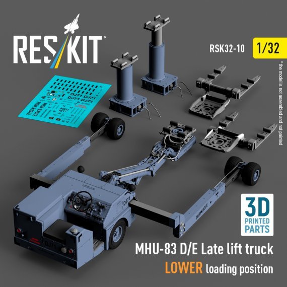 1/32 MHU-83 D/E lift truck LOWER loading position